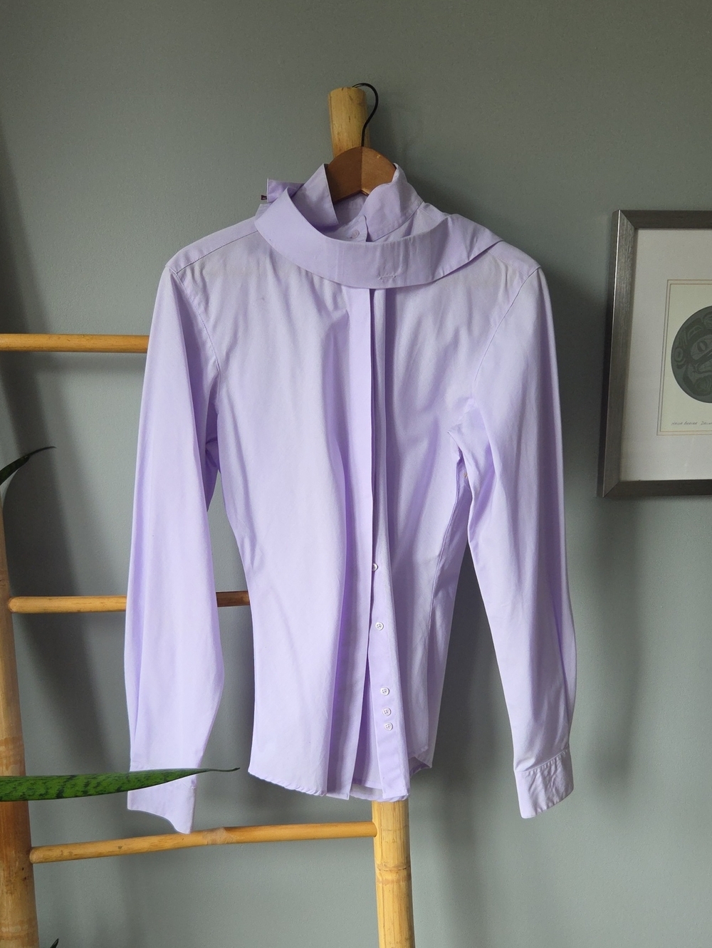 Miku Lavender Show Shirt with 2 Collars